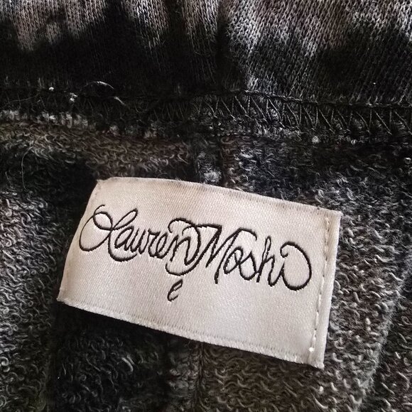 RARE Lauren Moshi Led Zeppelin Angel Logo Womens LG Tie-Dye Joggers/Sweatpants! - Picture 5 of 15